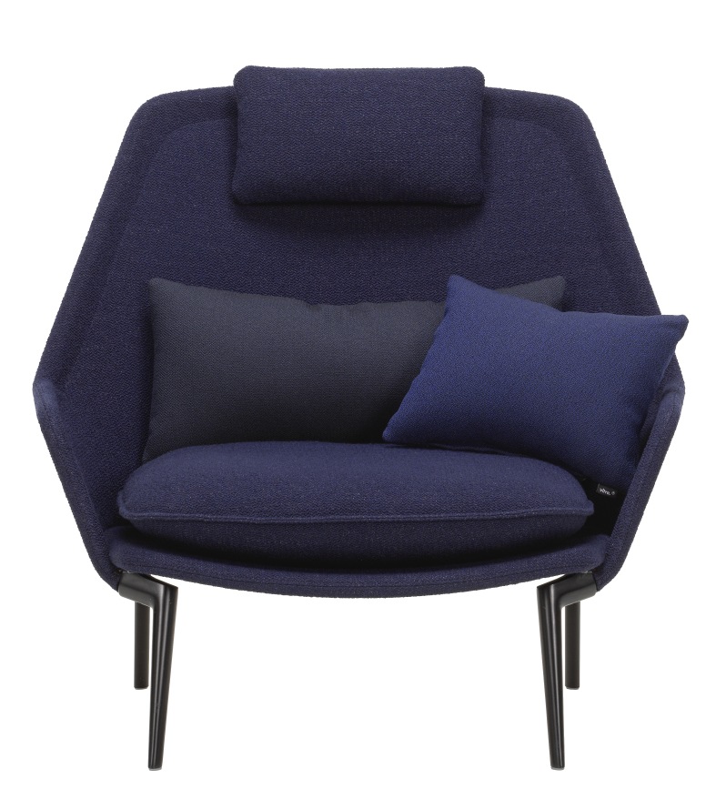 Slow Chair Fauteuil en tissu Vitra 
