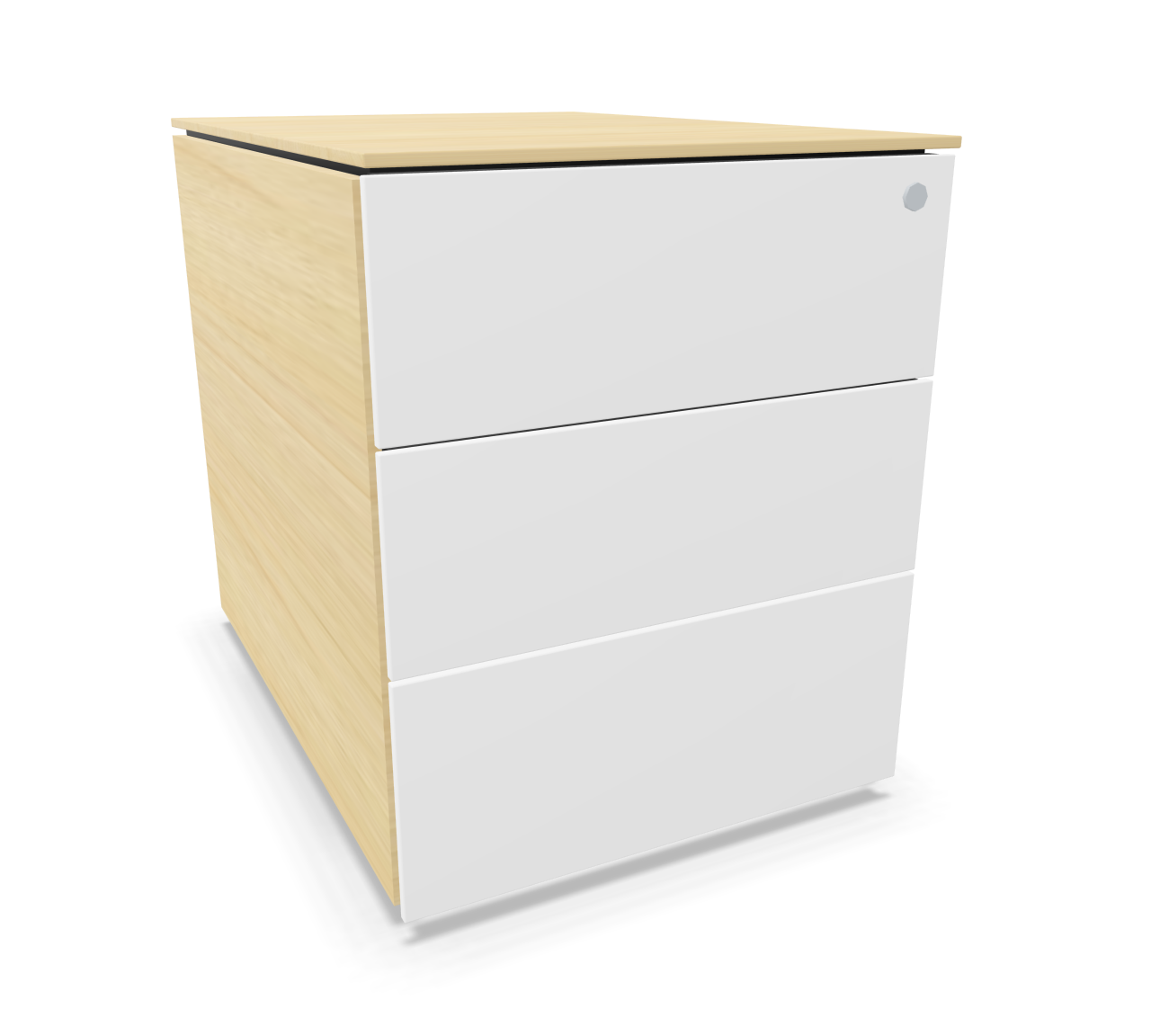 Implicit Premium Caisson sur roulettes sans poignée de Steelcase