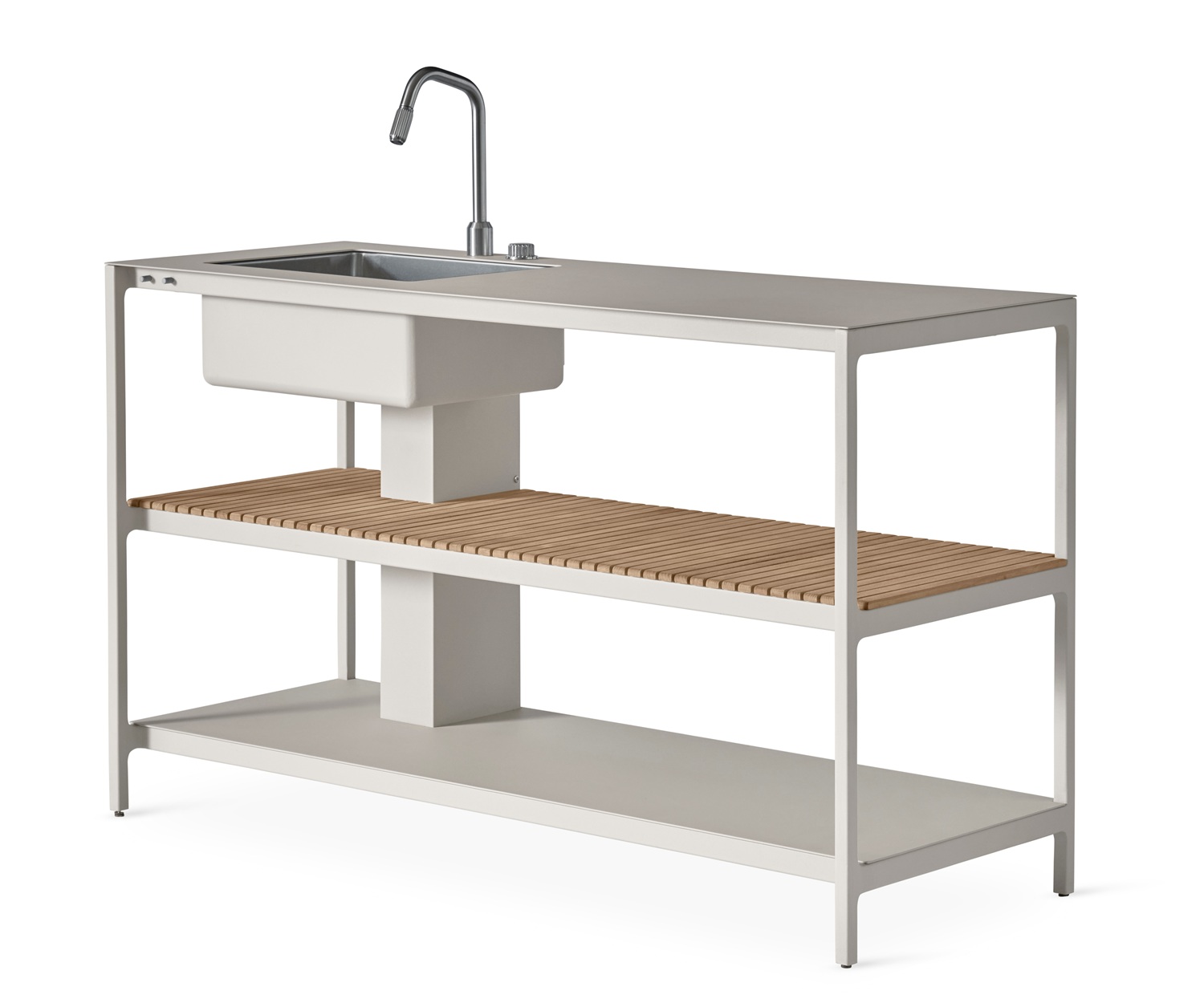 Open-Air Outdoor Kitchen Unit Kitchenette avec évier Vipp