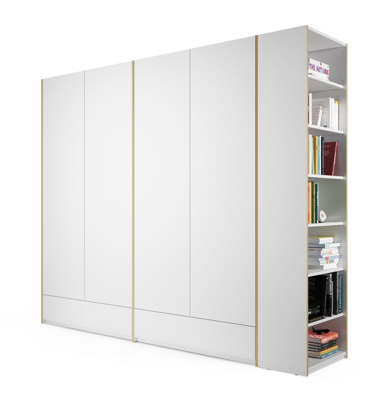 MODULAR PLUS Armoire Combinaison armoire double avec 2 tiroirs et armoire annexe à droite Müller Möbelwerkstätten