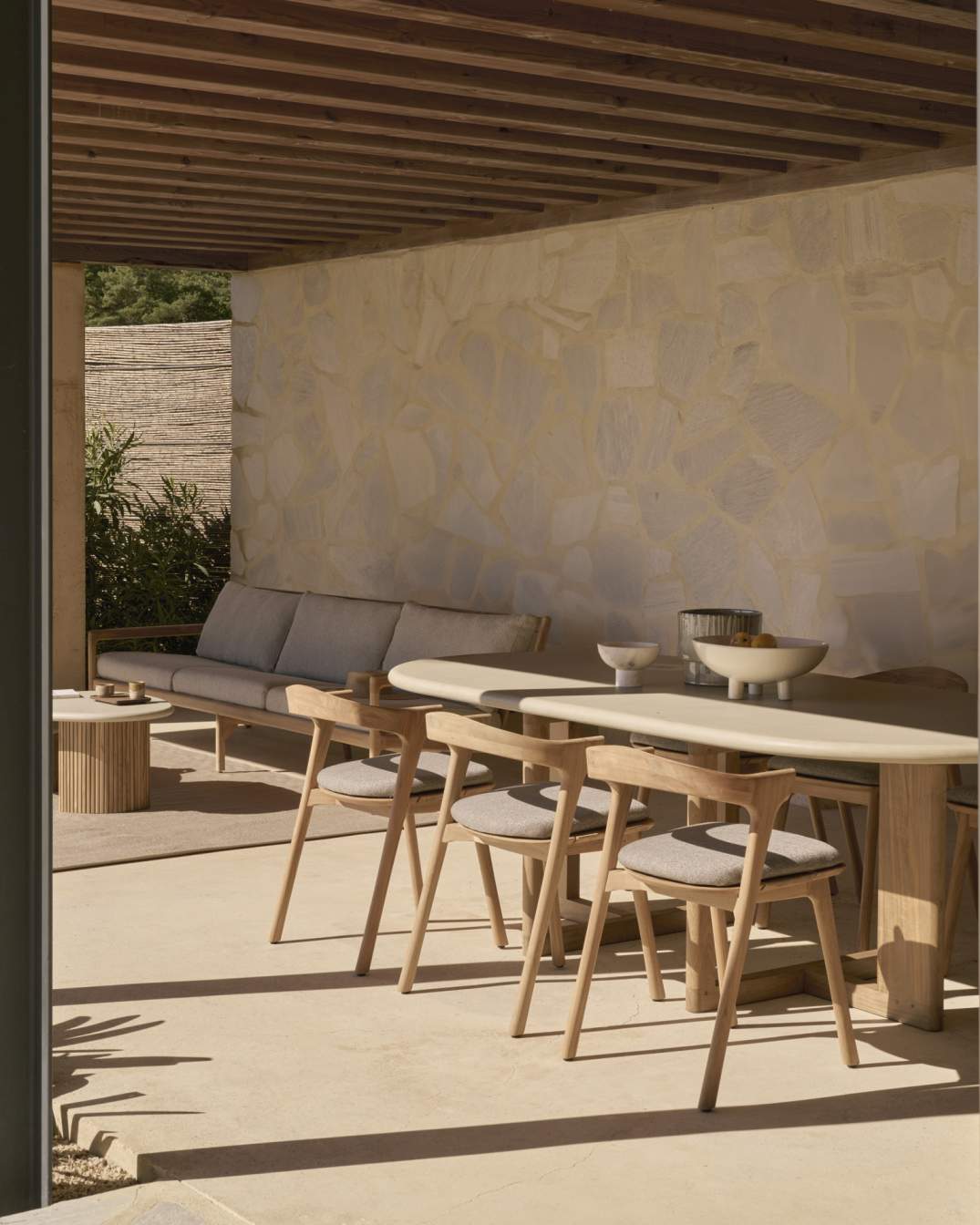 Trestle Table à manger d'extérieur Ethnicraft