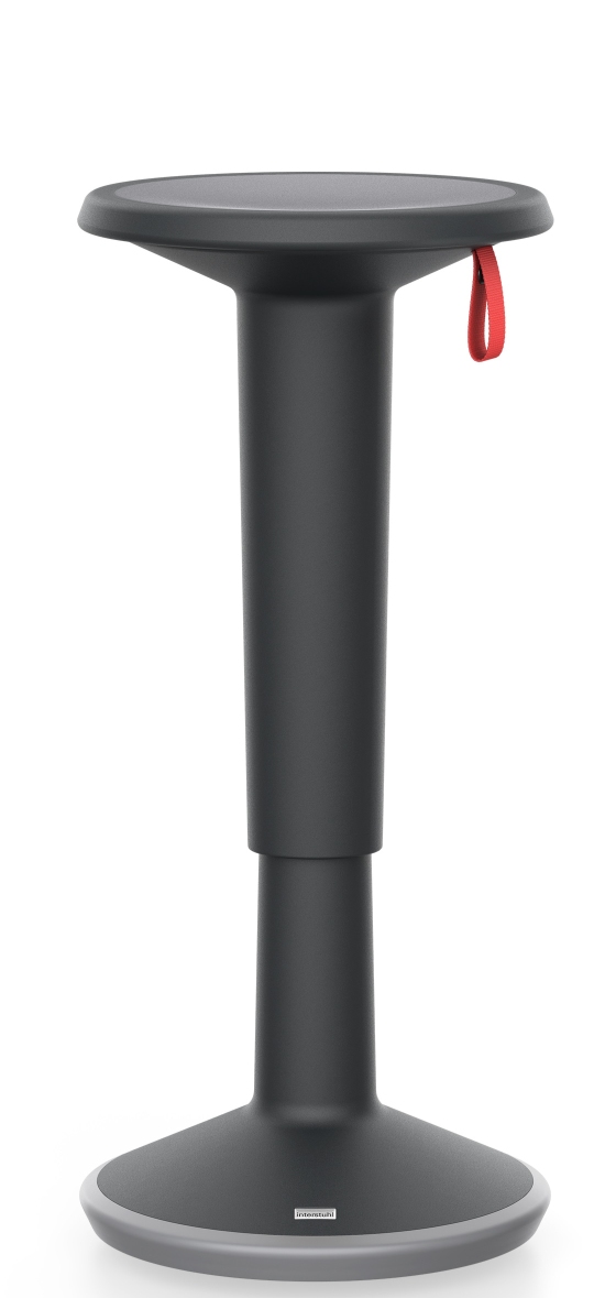 UPis1 110U Stand-Up Tabouret debout Interstuhl Noir