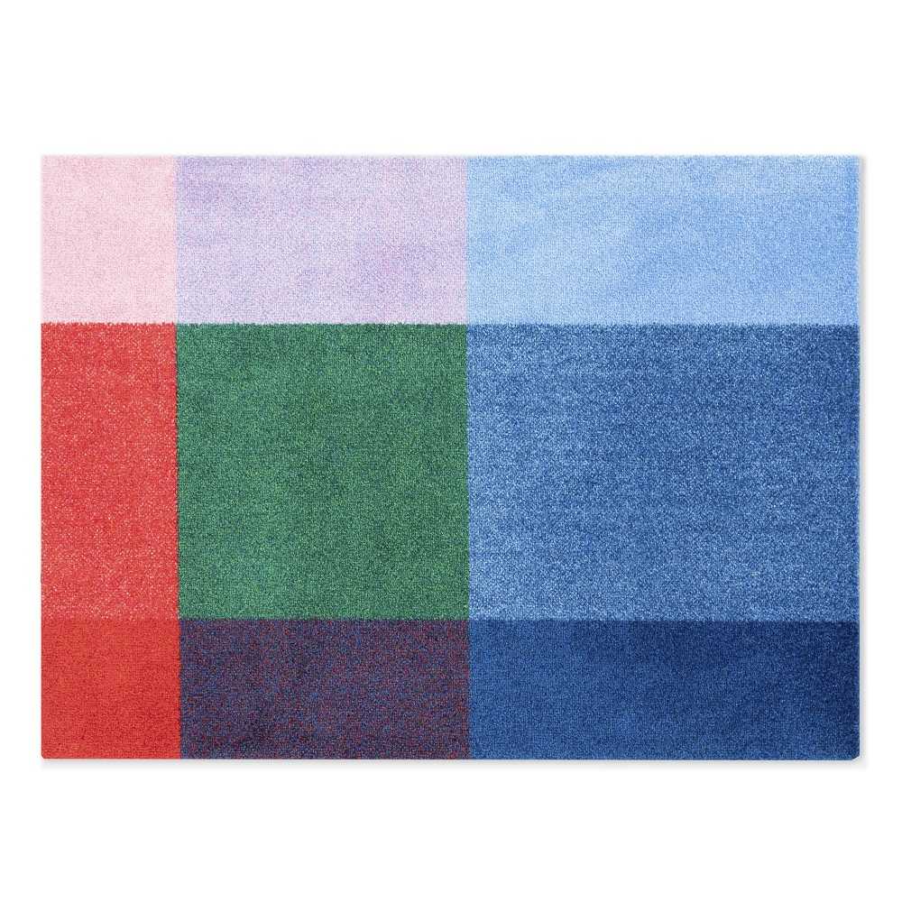 Heymat Meadow Fußmatte mit farbenfrohem, abstraktem Design für Innen- und Außenbereiche, 60x85 cm.