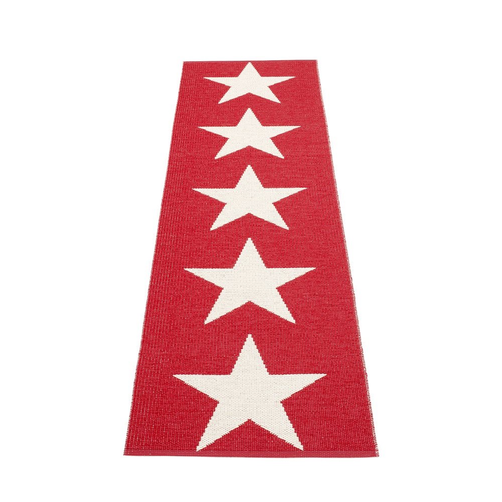 Viggo One Tapis synthétique 70x250 cm Pappelina Rouge