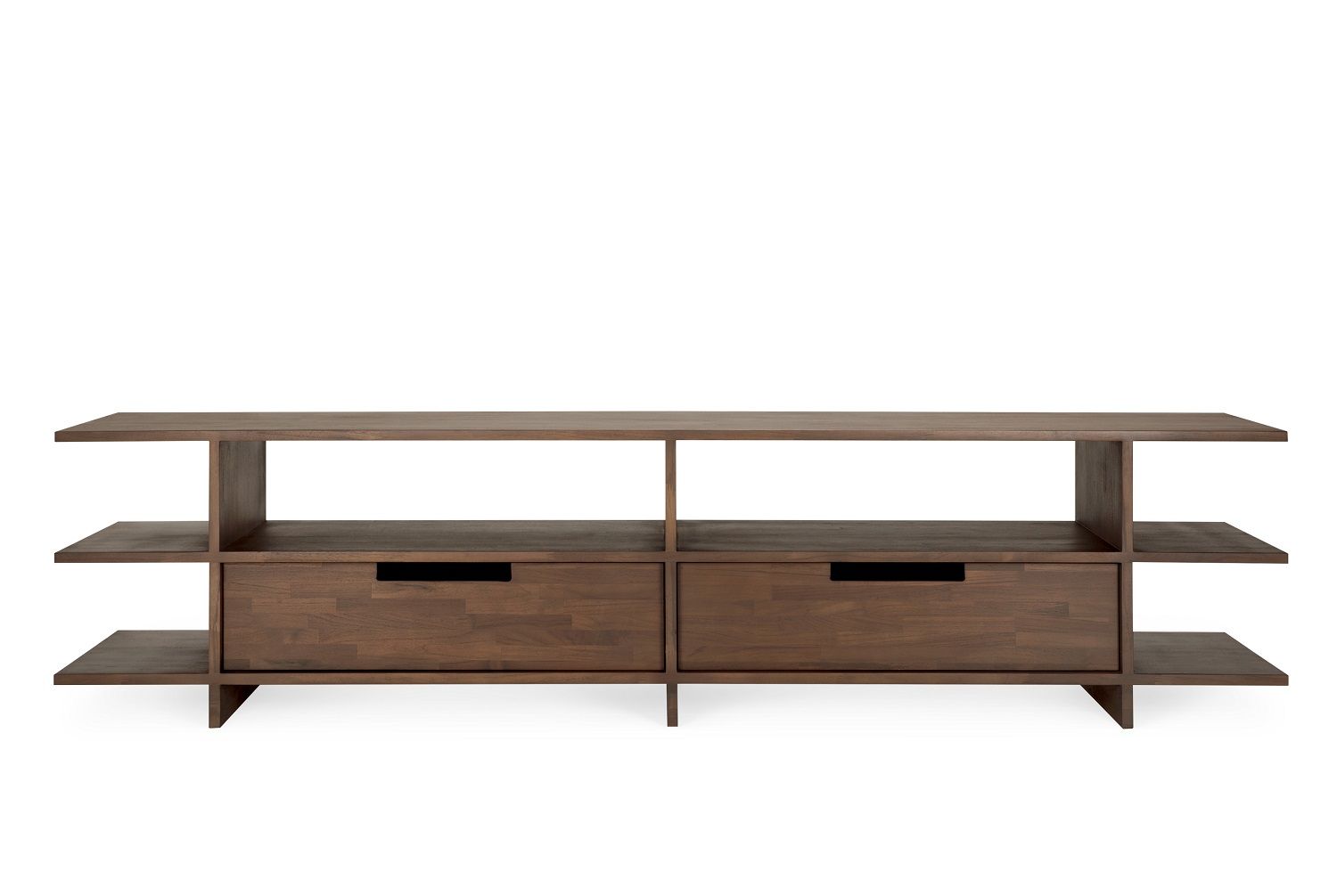 Kabuki TV Meuble 2 tiroirs teck brun Ethnicraft