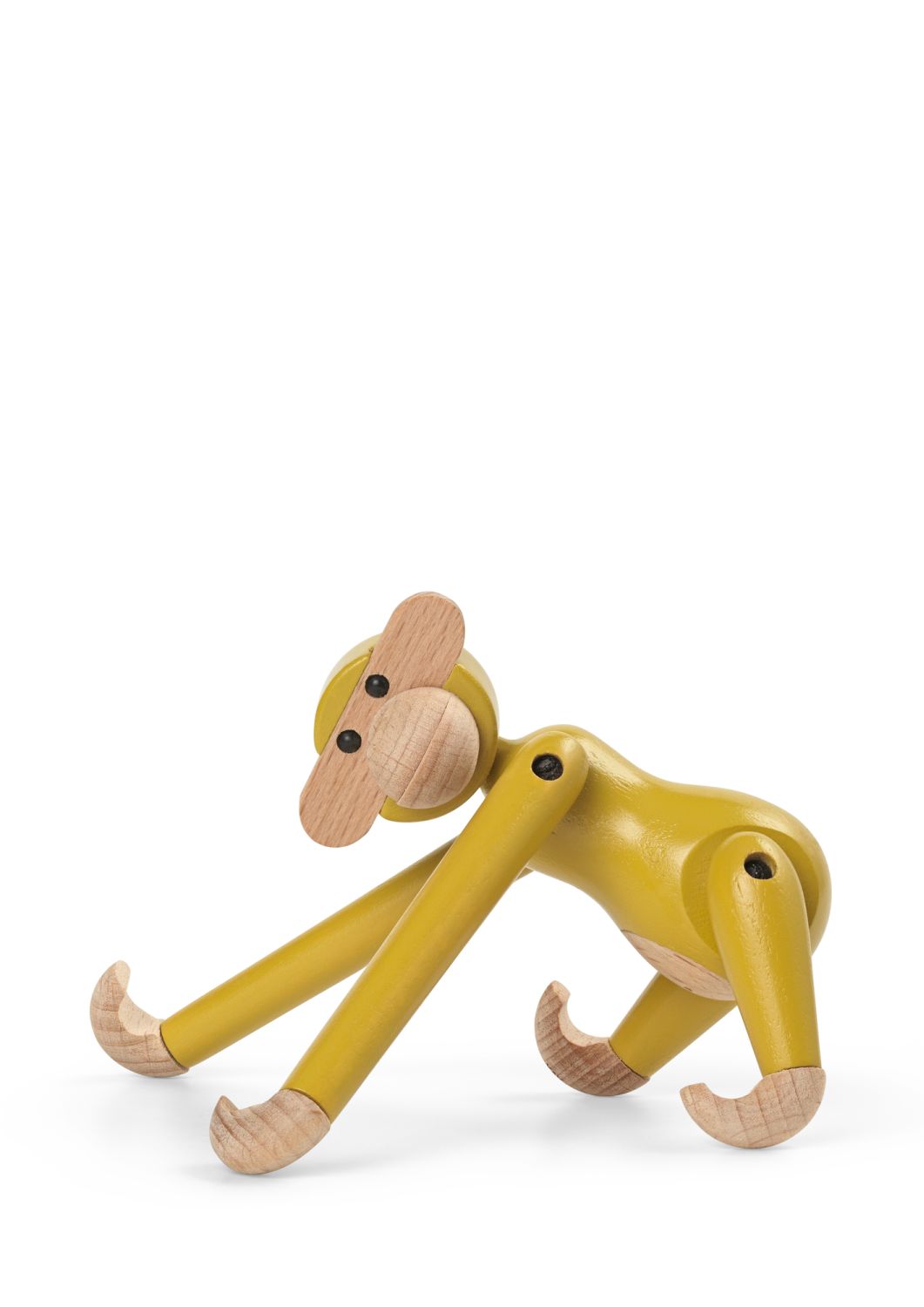 Singe Mini coloré Kay Bojesen Vintage Jaune