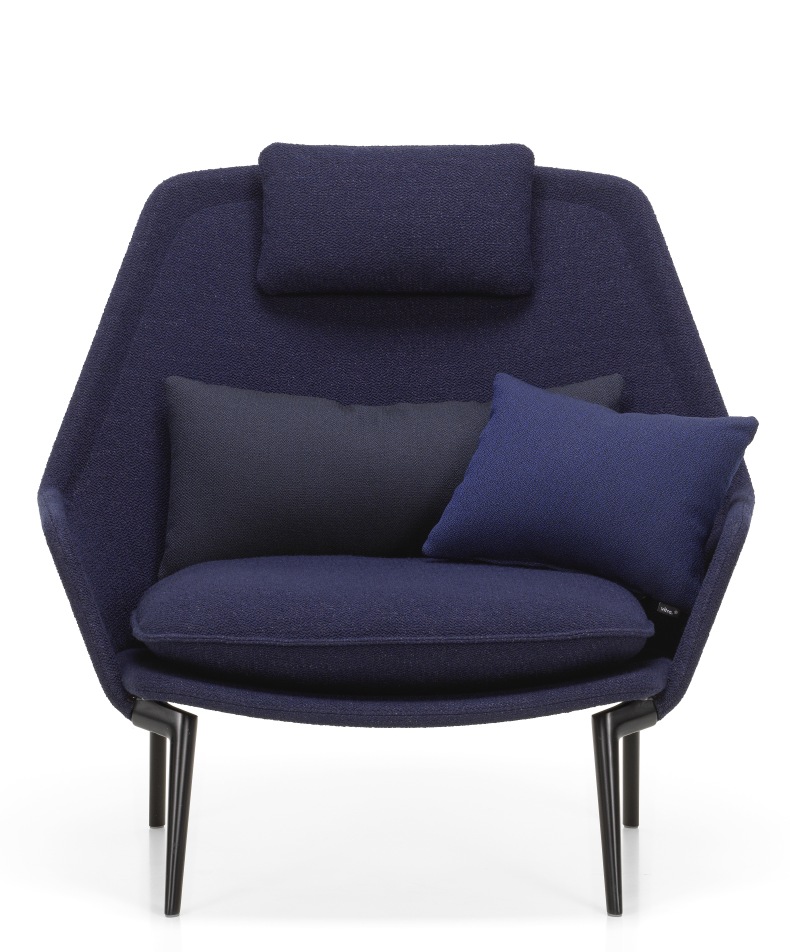 Slow Chair Fauteuil en tissu Vitra 