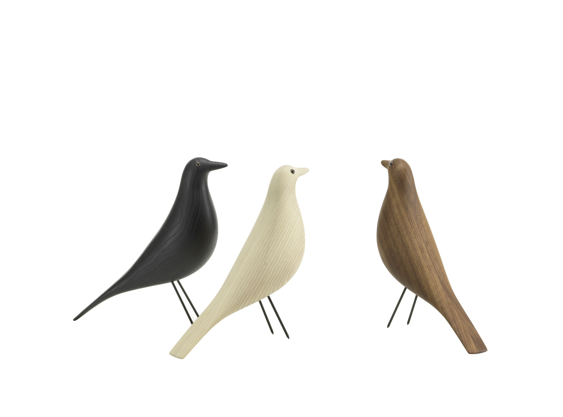 Eames House Bird sculpture frêne noir Vitra NOUVELLE VERSION