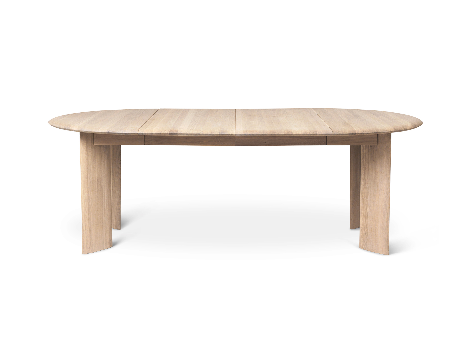 Bevel Table - Extendable X 2 table en chêne huilé blanc Ferm Living
