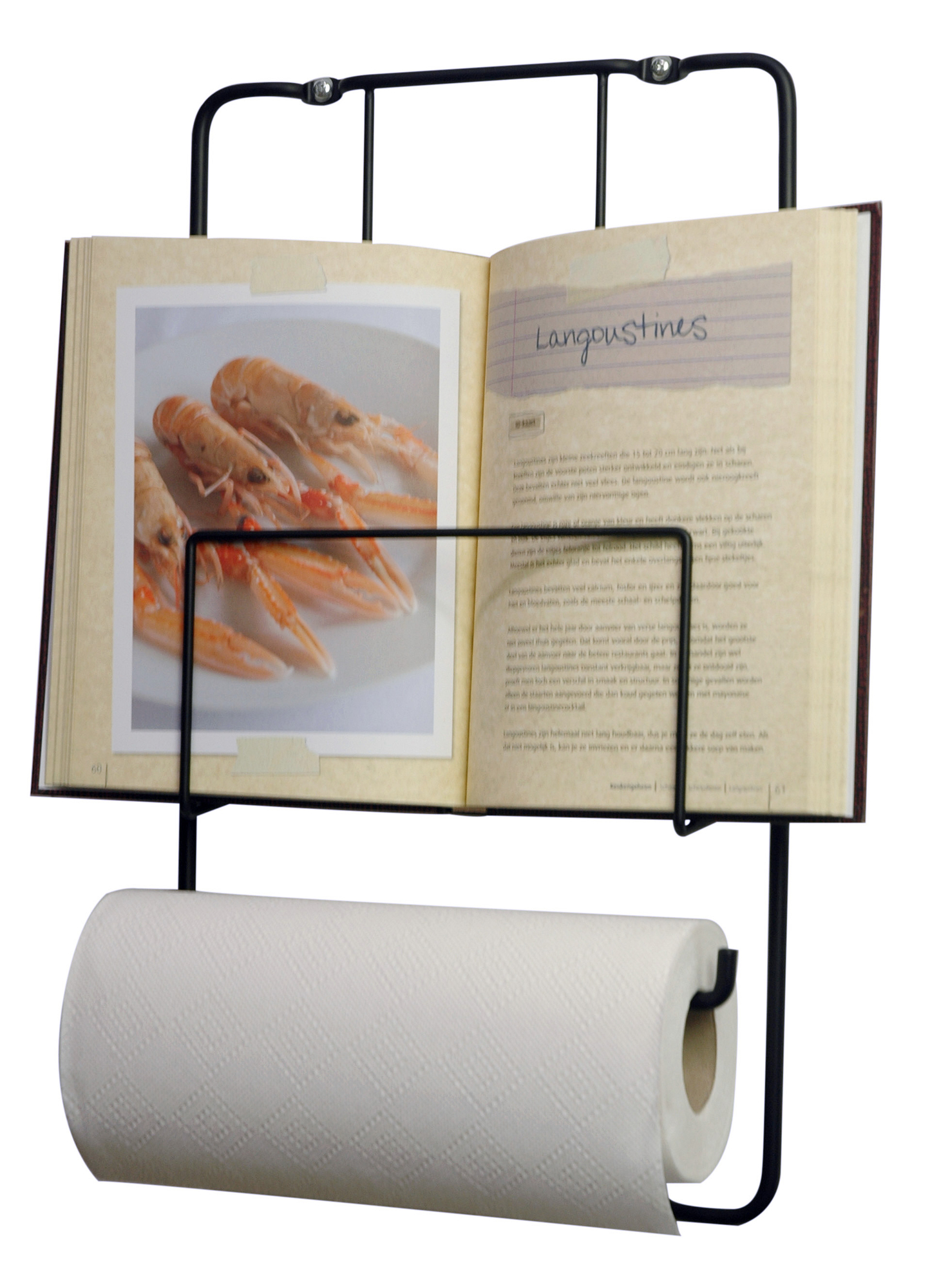 Cook Book Frame porte-essuie-tout / Livre de cuisine Capventure OFFRE SPECIALE