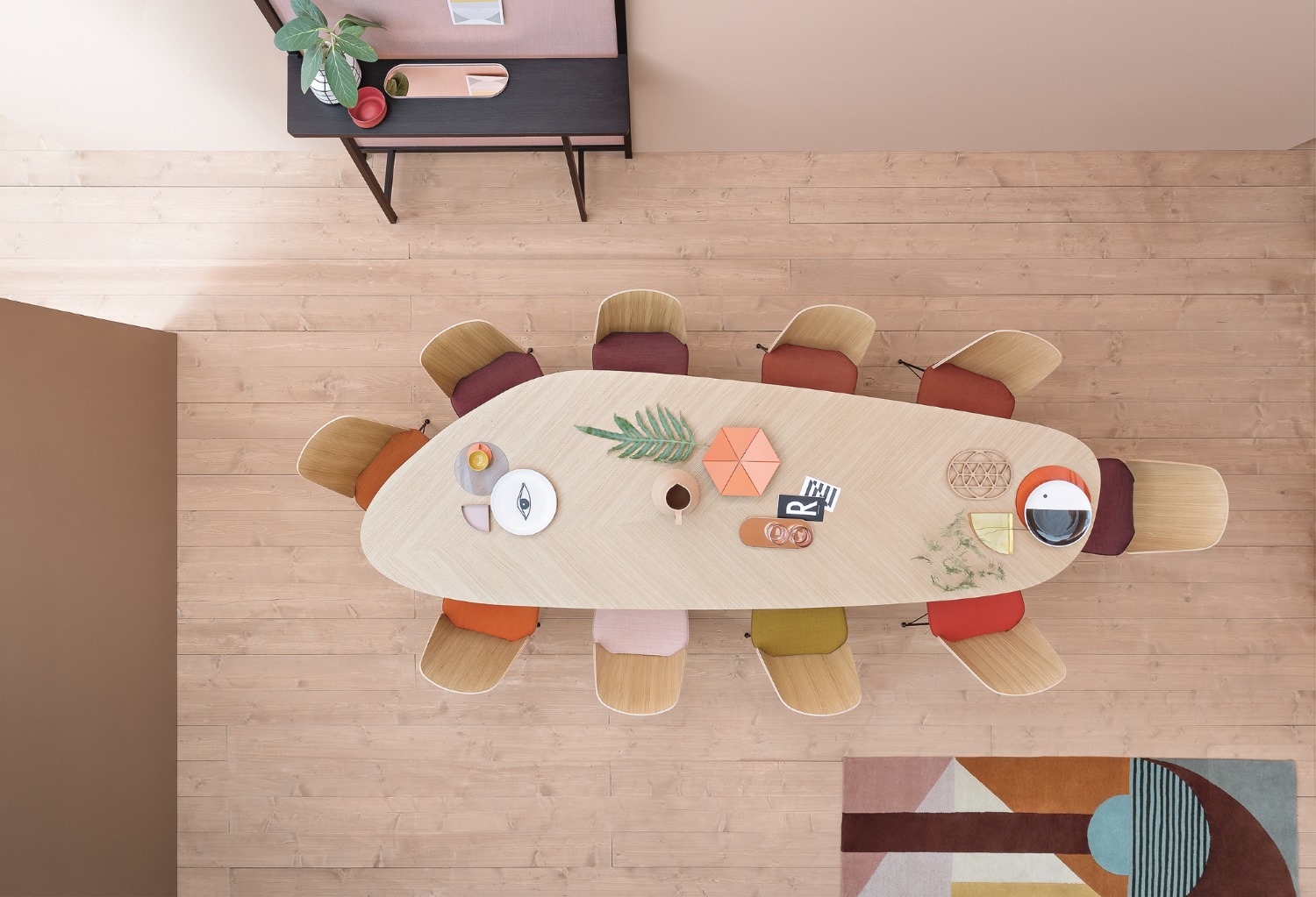 Tweed Table L 300 x l 120 cm Zanotta