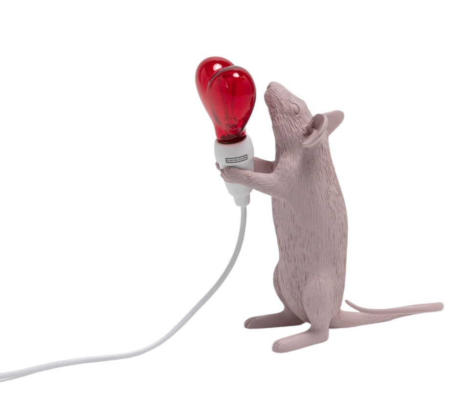 Mouse Lamp Step Love Edition Lampe de table USB Seletti