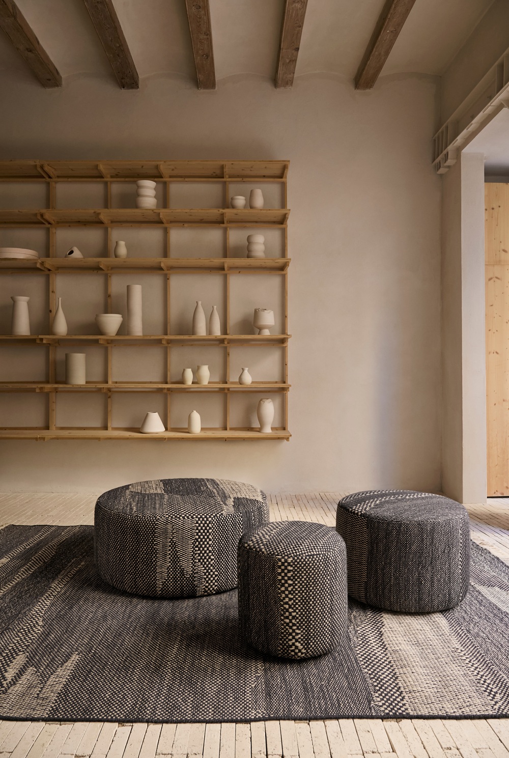 Wabisabi Pouf Tabouret Nanimarquina