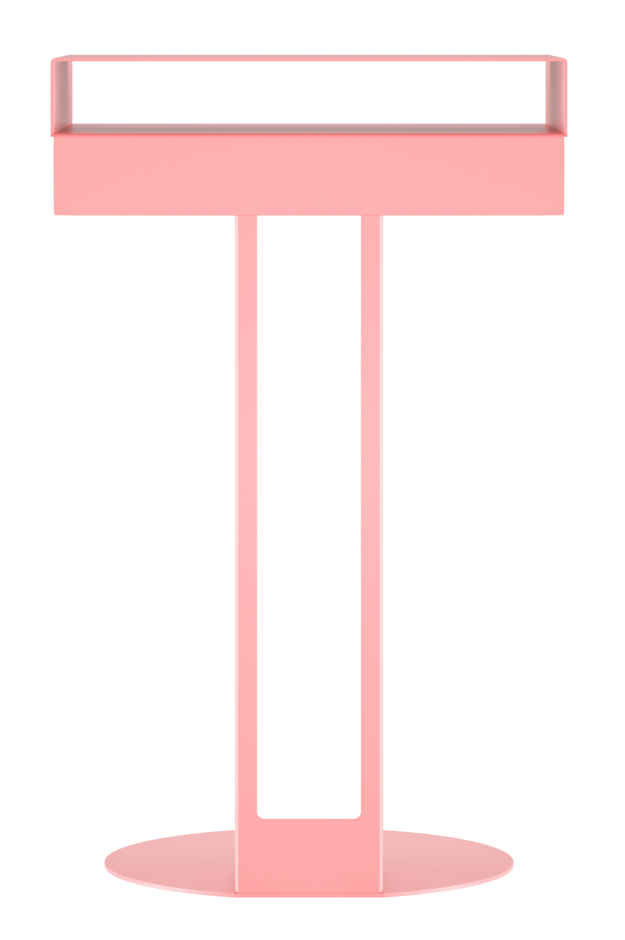 Rosa Meta Side Table von New Tendency: Moderner Beistelltisch mit minimalistischem Design.