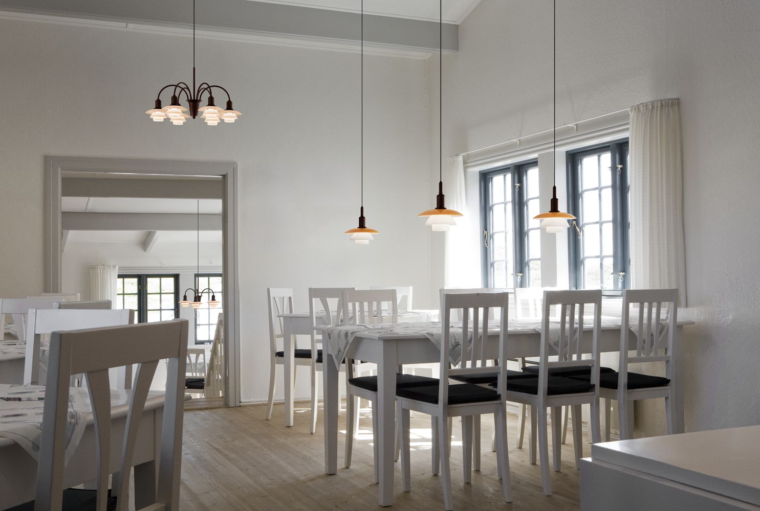 PH 3/3 Suspension Centenary Edition Amber/Opal White Louis Poulsen