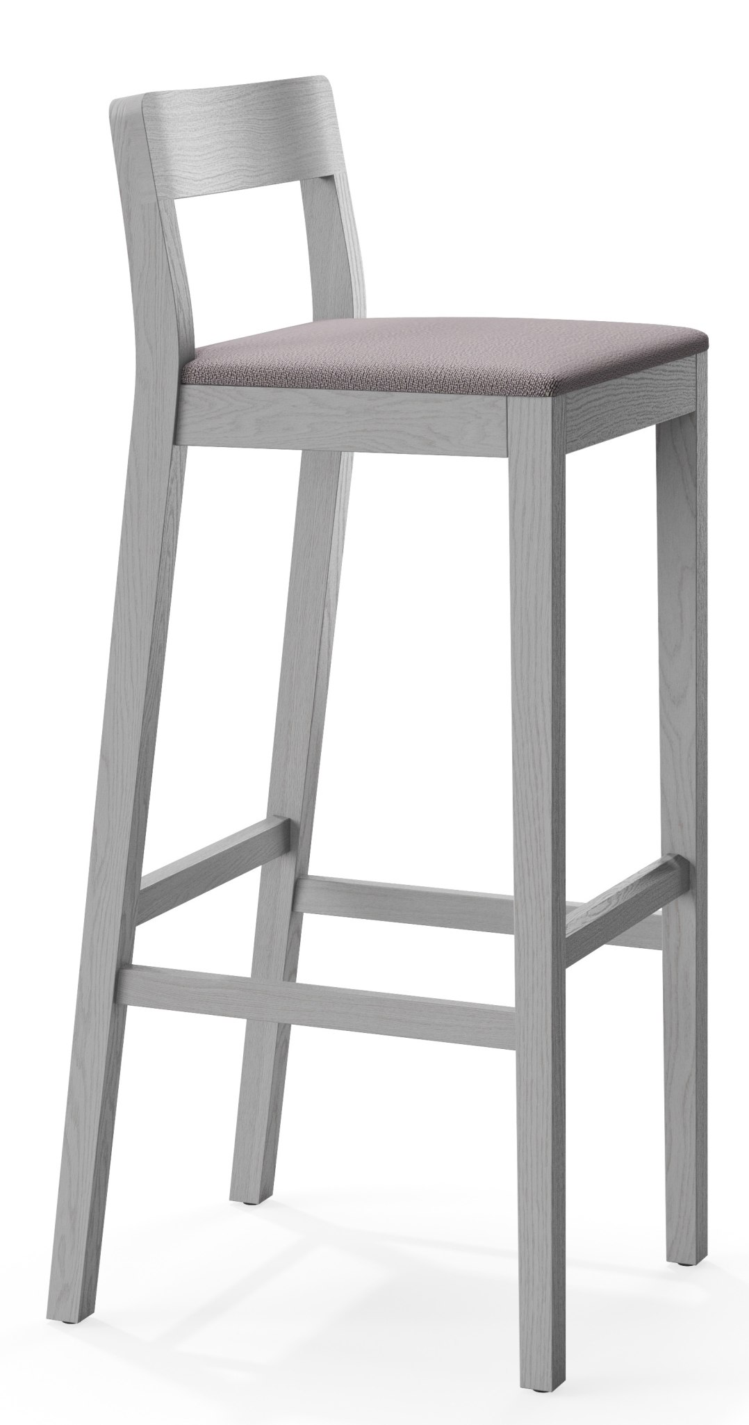 Sit tabouret de bar en bois avec coussin d'assise Zeitraum