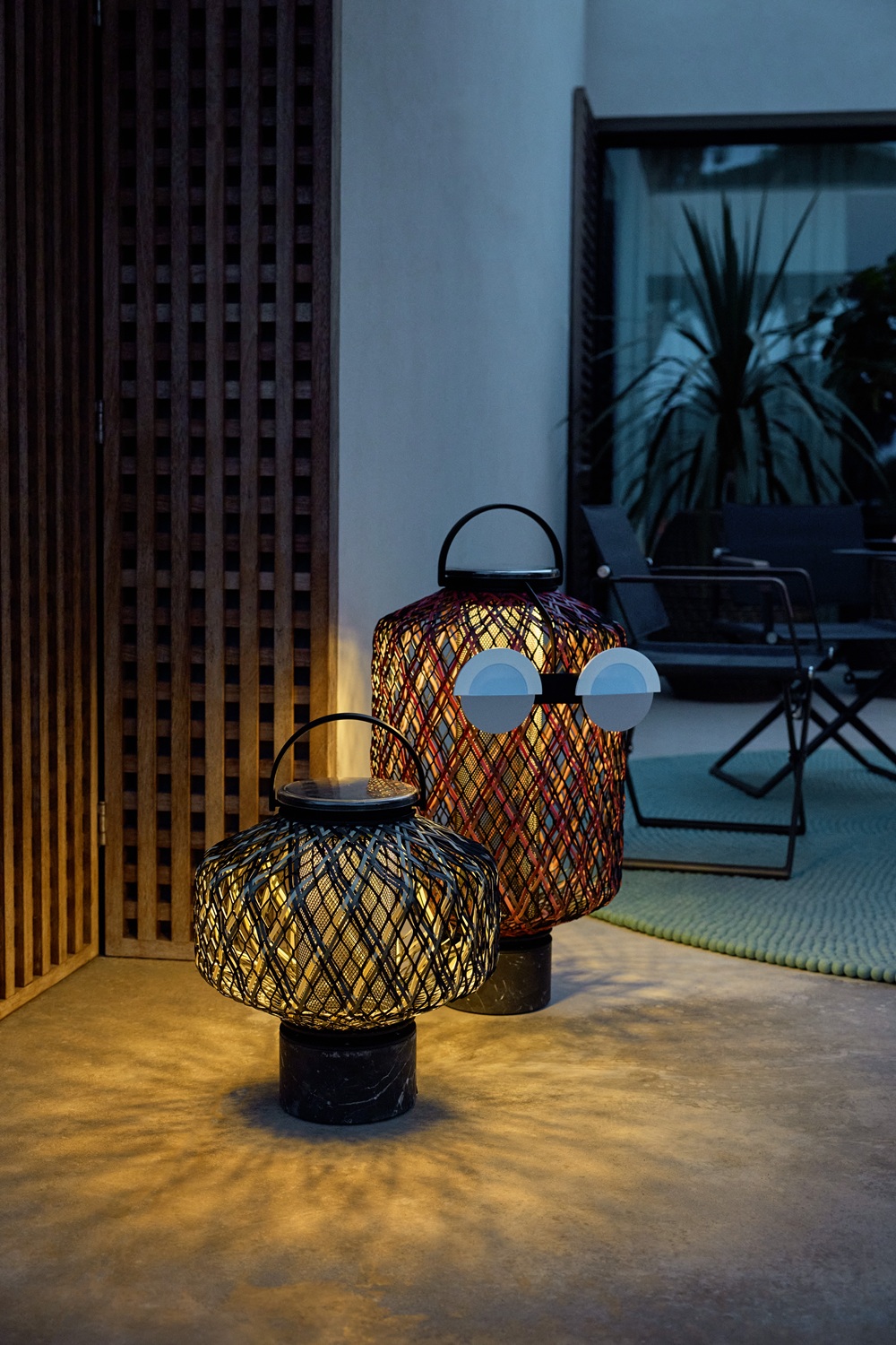 SEAX Outdoor Chaise avec décor bois Dedon