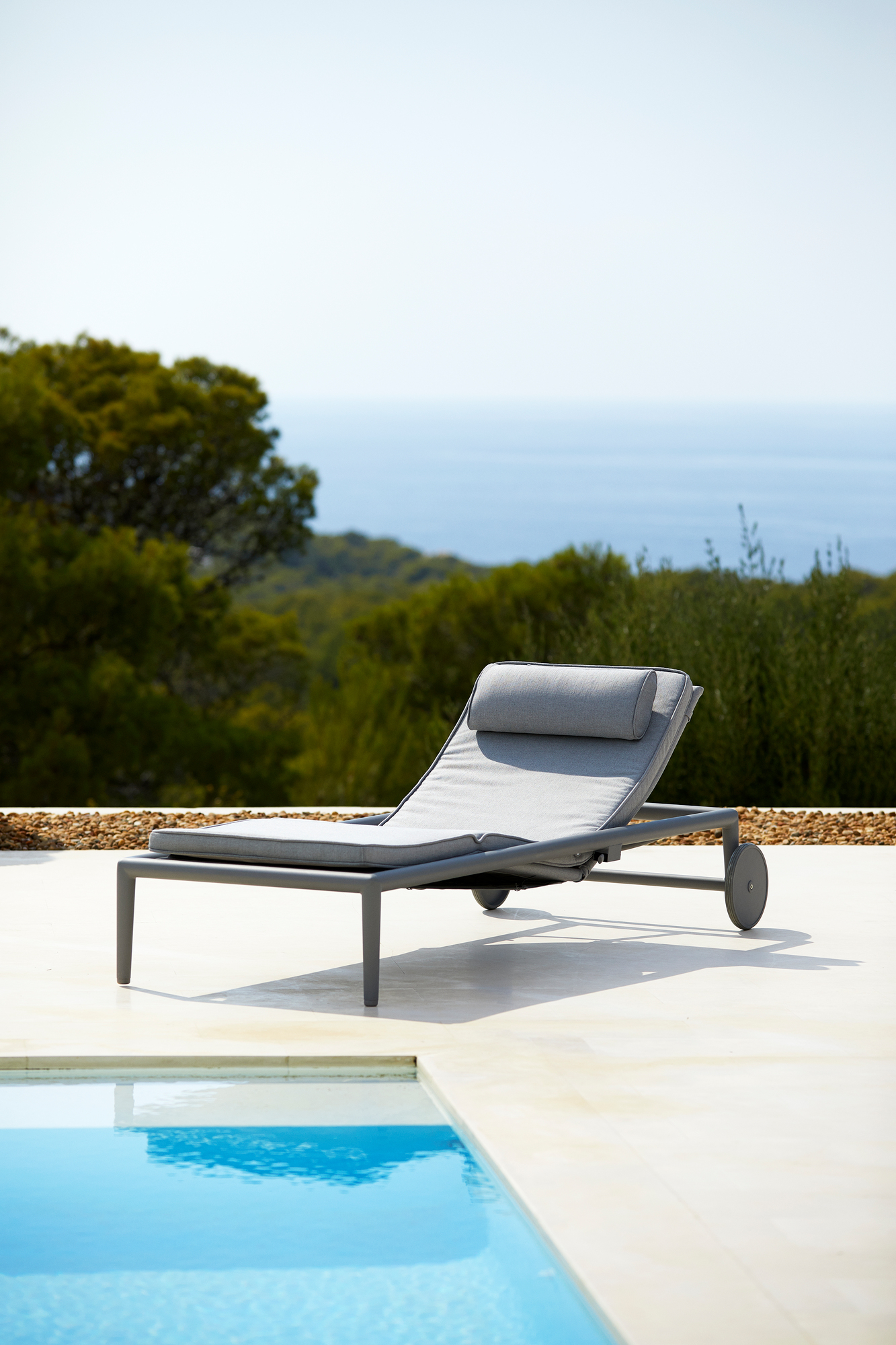 Conic Outdoor Sunbed lit de plage Cane-Line