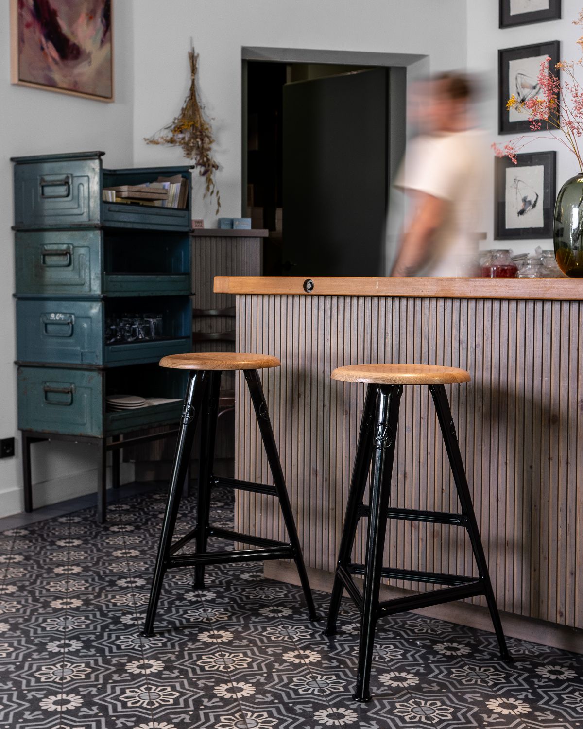 Tabouret - Model I 75 cm Tabouret de bar Rowac