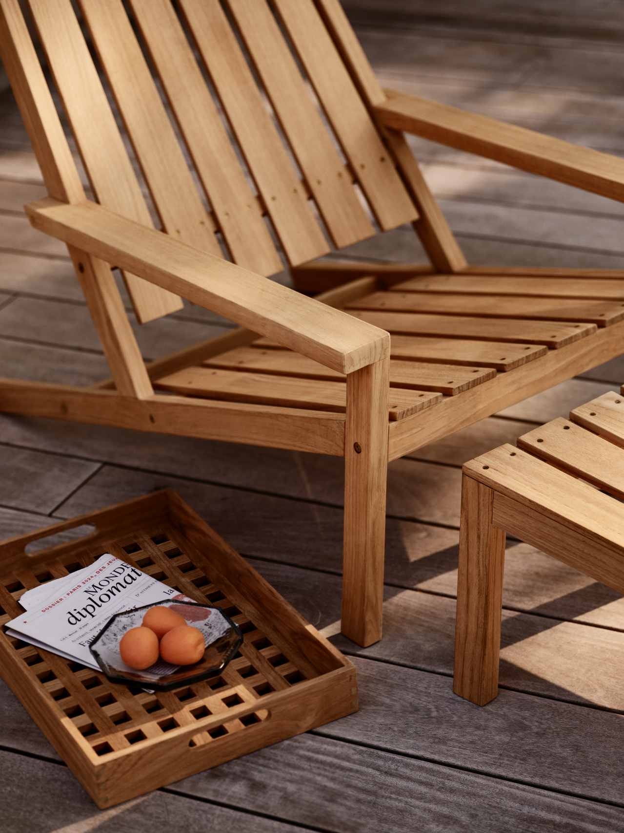 Between Lines Stool Tabouret d'Extérieur Skagerak by Fritz Hansen