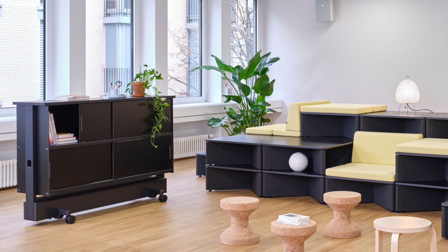 Plateforme de réinitialisation, système de plateforme modulaire Vitra