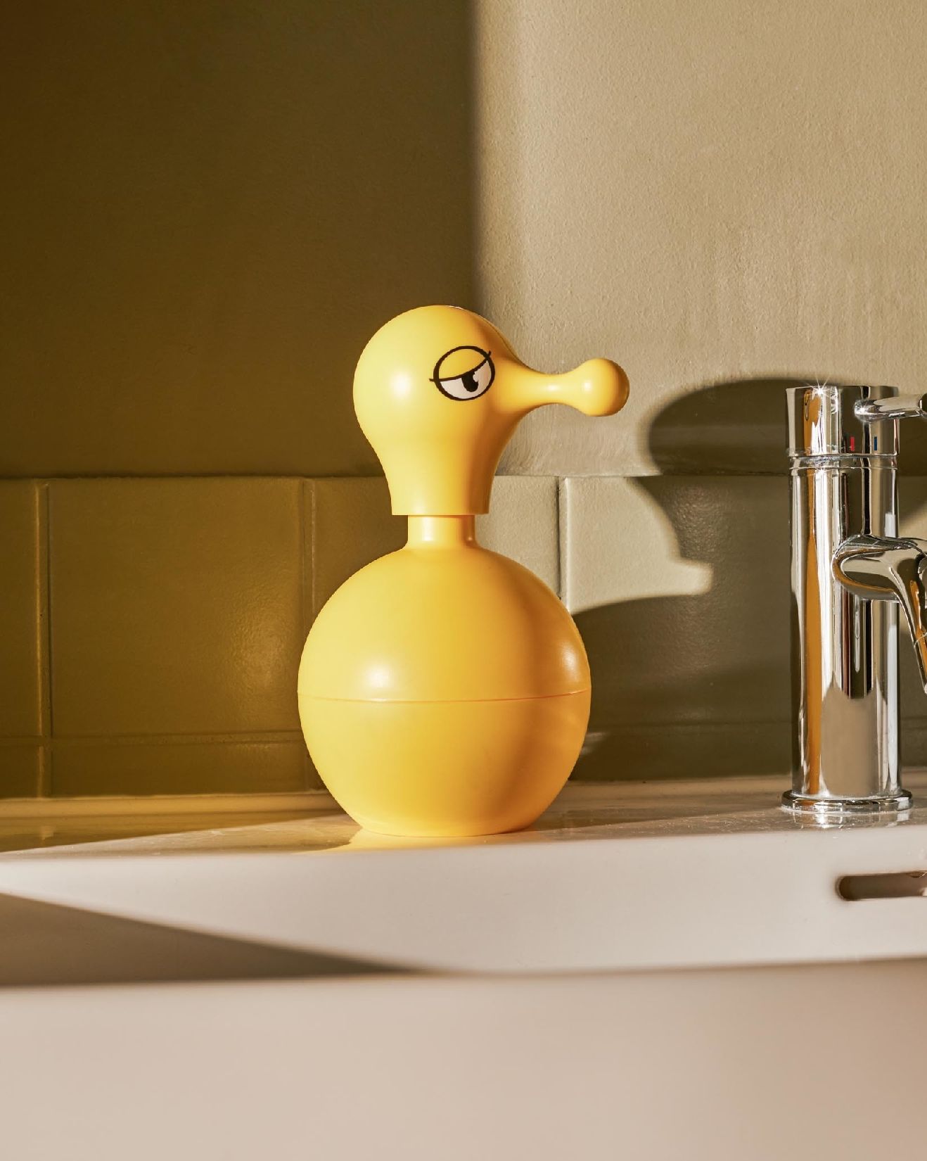 AMGI01 Y Mr. Cold distributeur de savon jaune Alessi