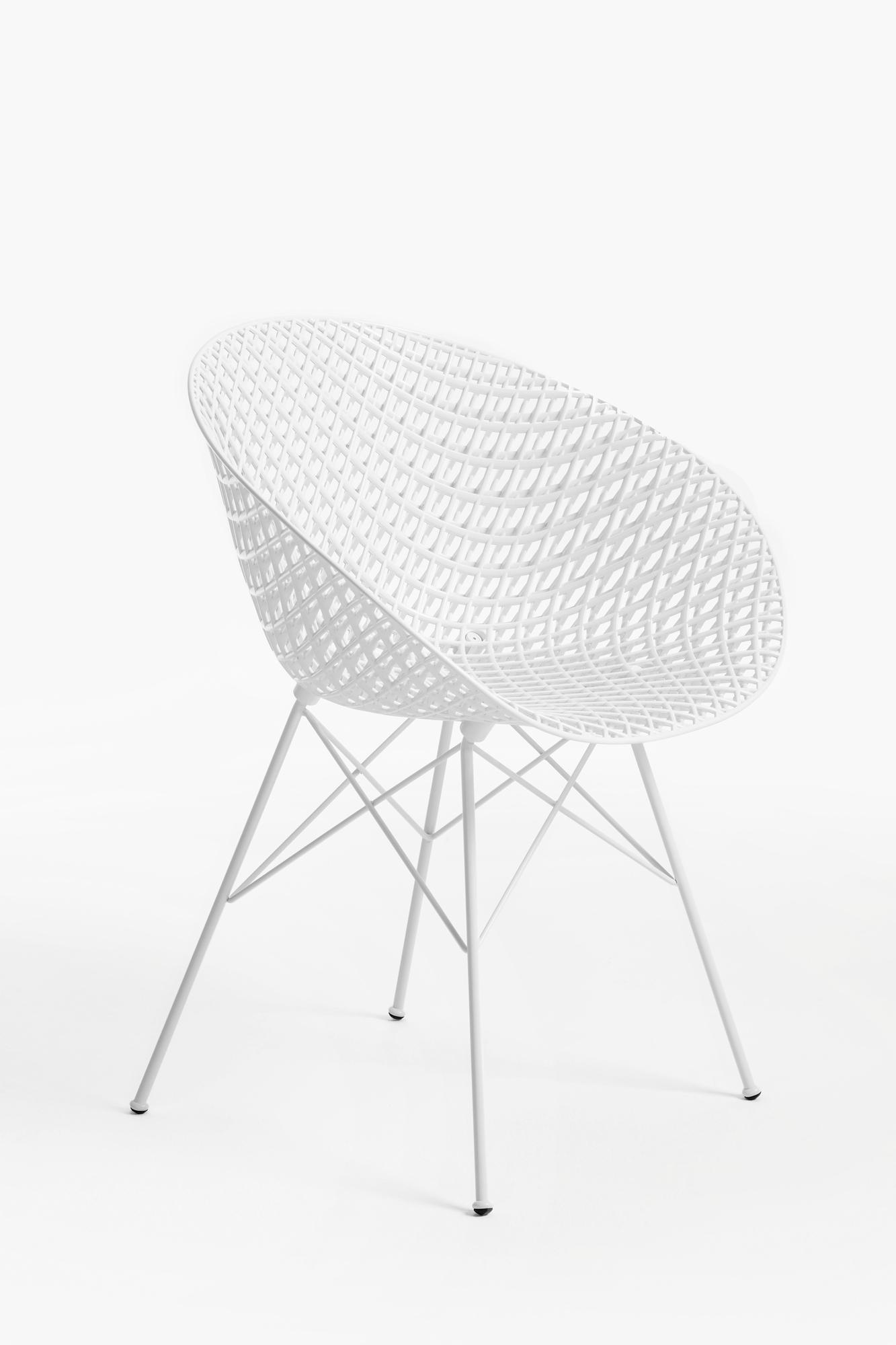 Smatrik Chaise d'extérieur Kartell blanc