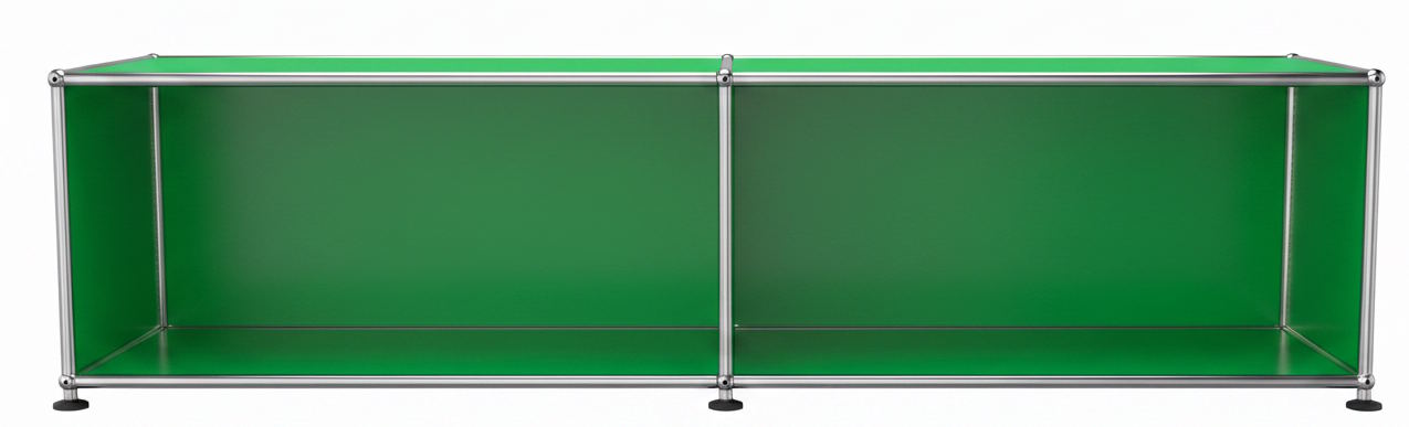 USM Haller Lowboard B 150 cm Ouvert Vert