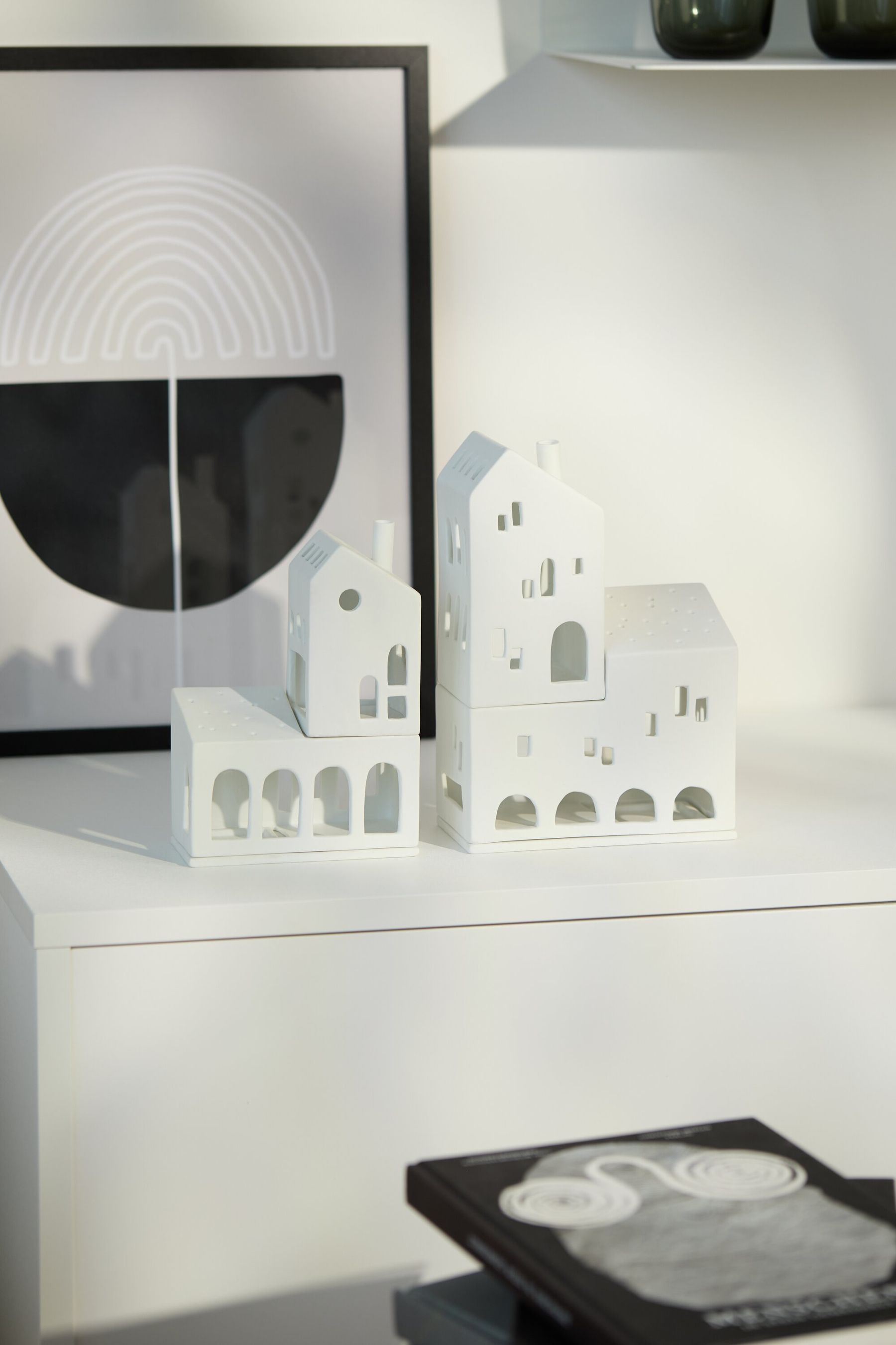 Maison lumineuse Maison empilée des arcs Räder