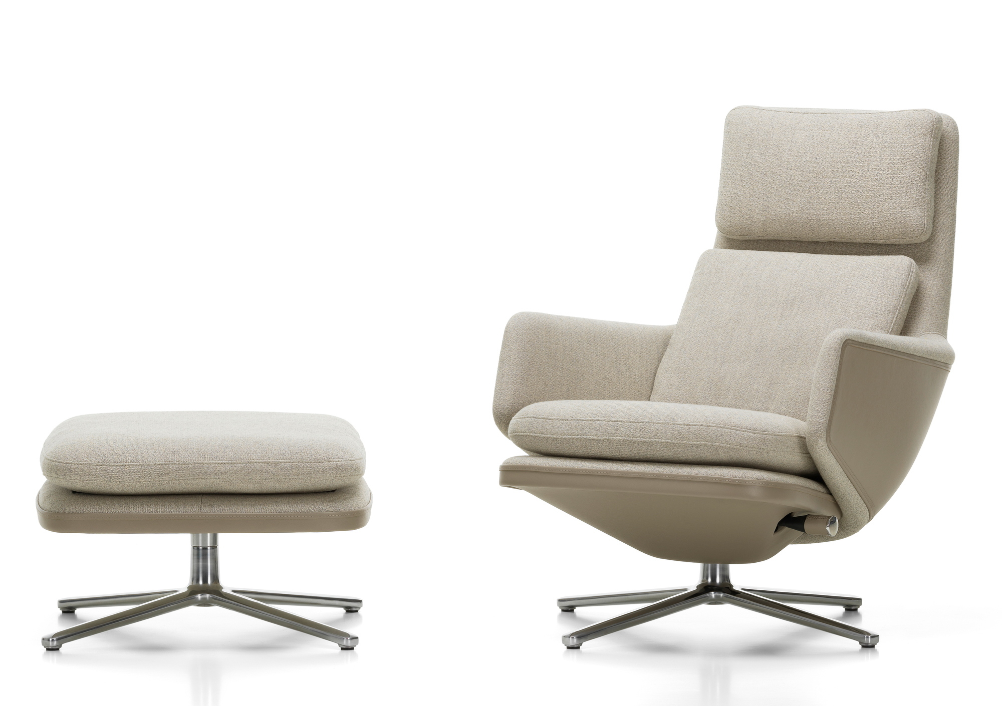 Grand Relax Fauteuil & Ottoman Vitra