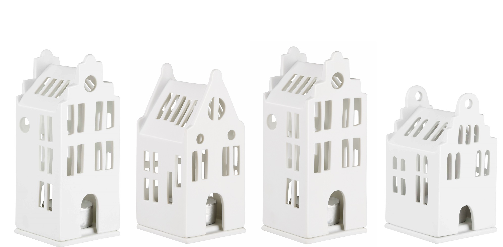 Maison Lumière Assortiment de 4 Räder