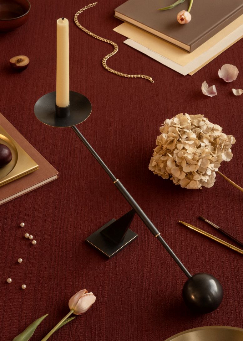 Interconnect bougeoir Small - Noir Audo Copenhagen Interconnect bougeoir Small - Noir Audo Copenhagen