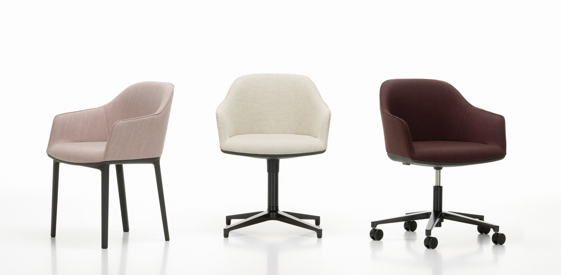 Softshell Chair base de quatre étoiles Chaise Vitra