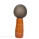Abat-jour : gris / base : terracotta