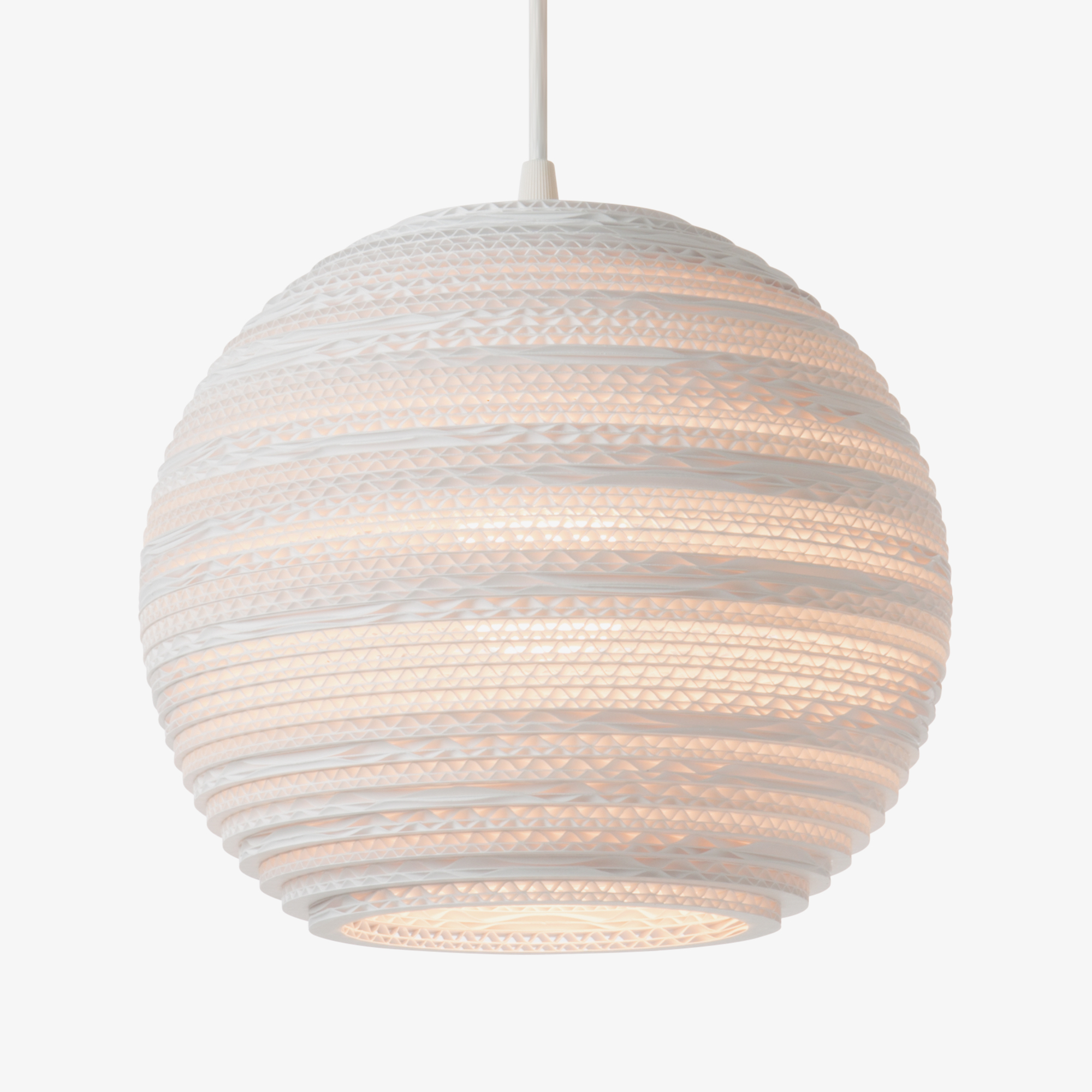Scraplights Moon 10 Lampe suspendue Blanc Graypants
