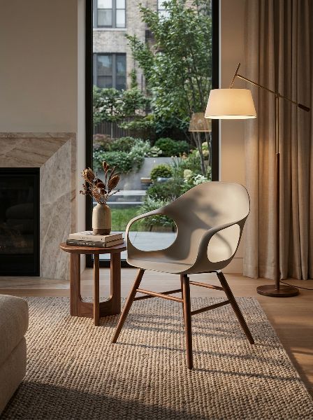 Elephantino Fauteuil bois piètement Kristalia