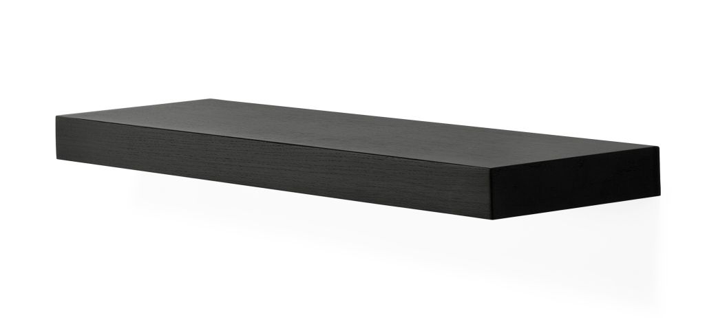 Étagère murale en chêne laqué noir Ethnicraft