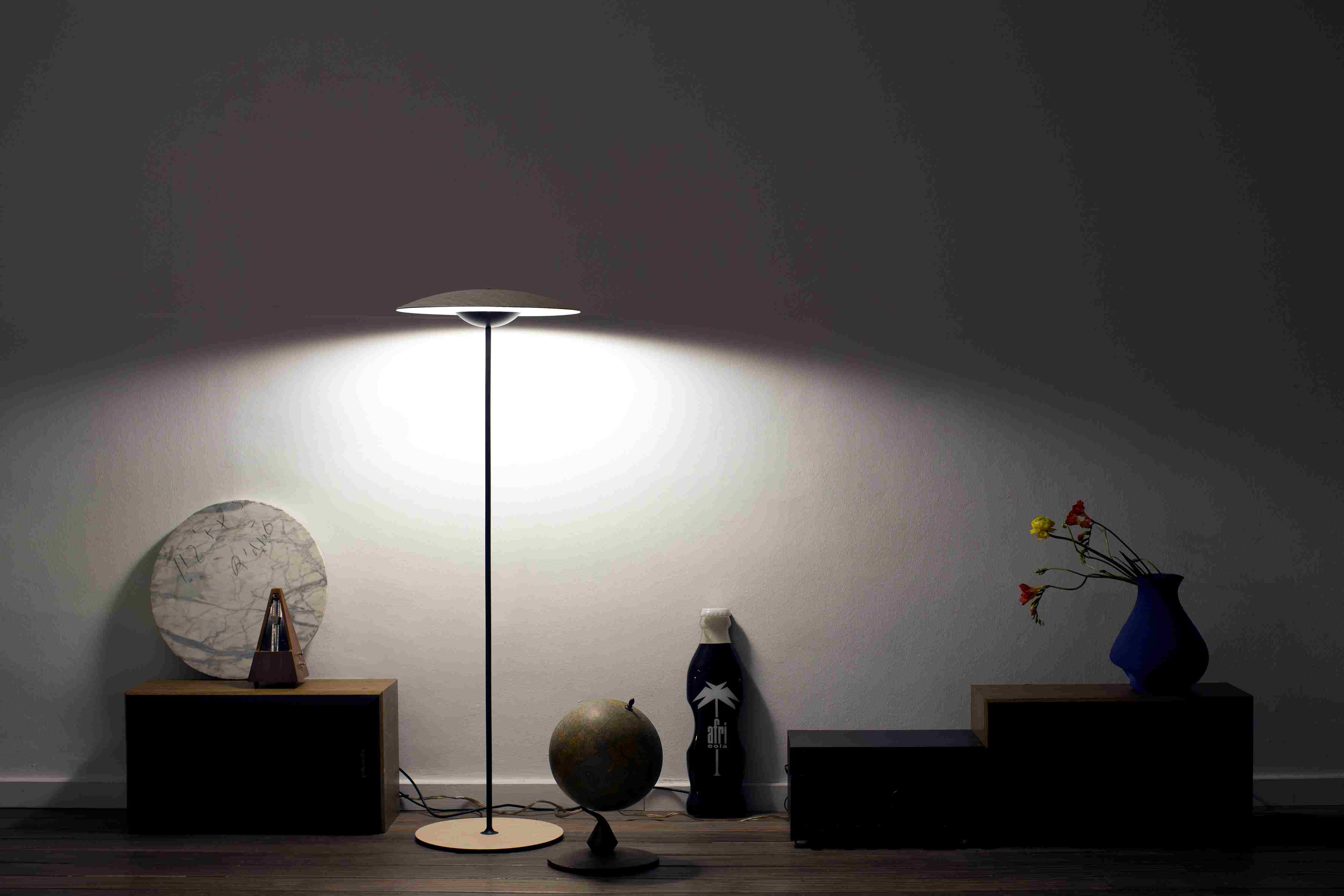 Ginger P LED Lampadaire marset chêne
