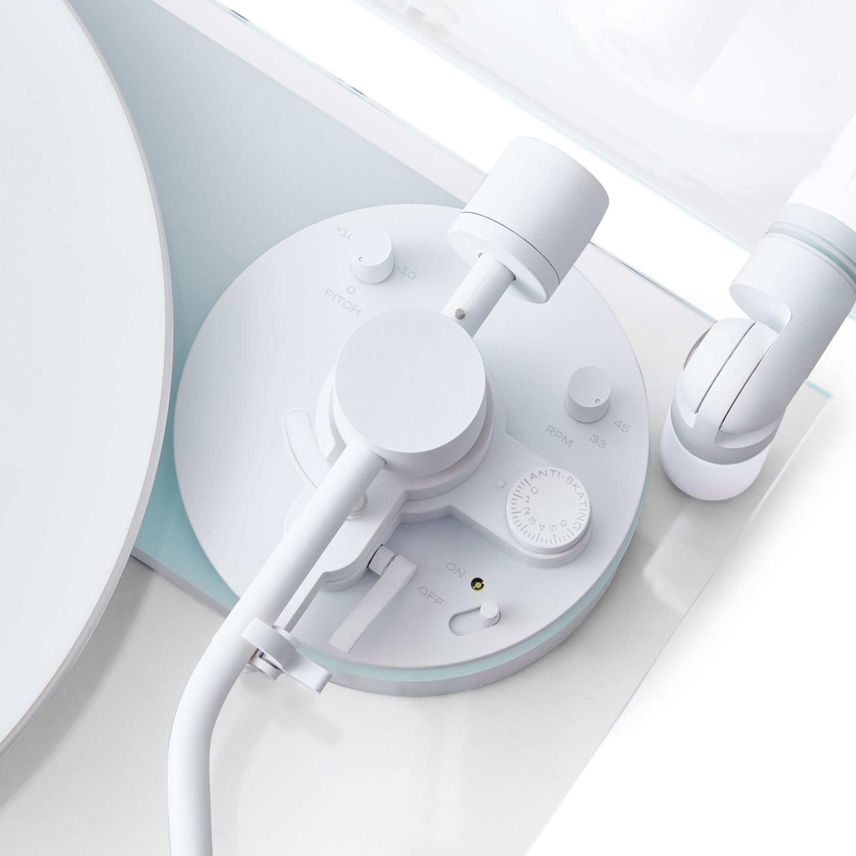 Plateau tournant transparent Transparent