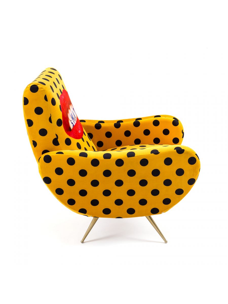 Toiletpaper fauteuil Shit Seletti
