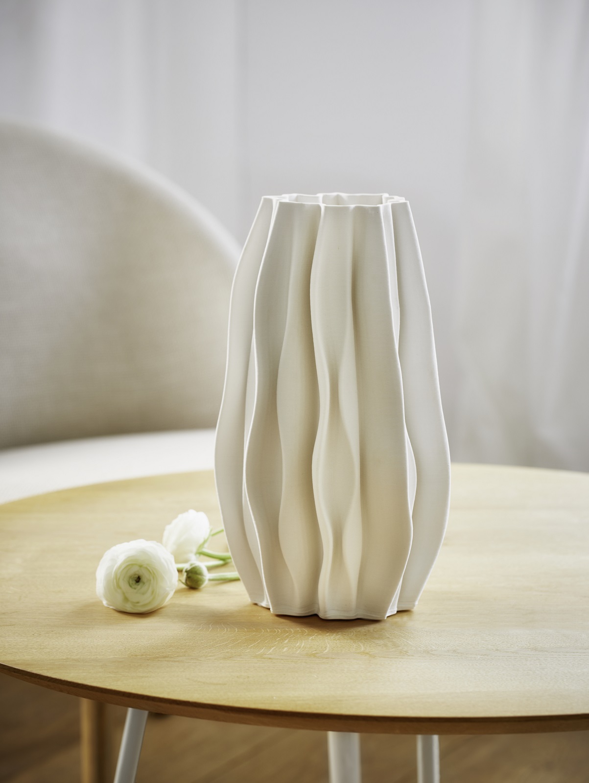 PLISSEE Vase en céramique Philippi 