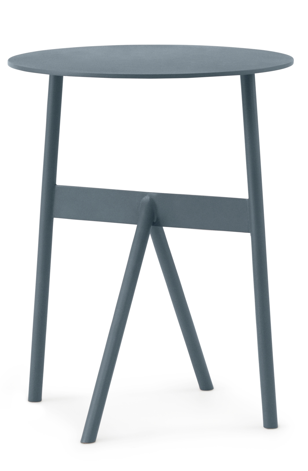 Blauer Stock Table Beistelltisch von Normann Copenhagen aus Stahl, modernes Design für Wohnzimmer.
