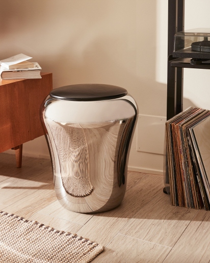 SG74 Babà tabouret / panier à linge Alessi