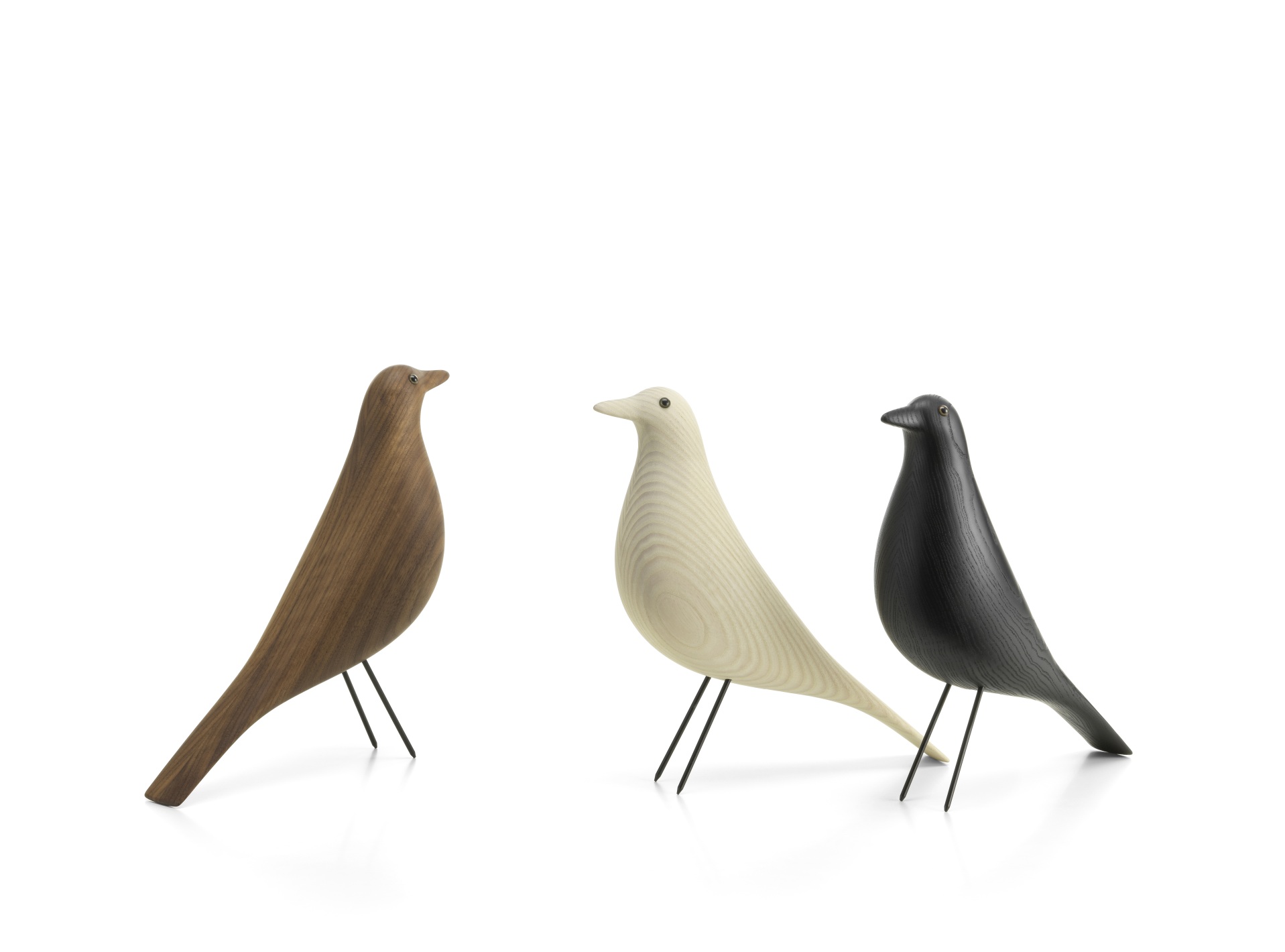 Eames House Bird sculpture frêne noir Vitra NOUVELLE VERSION
