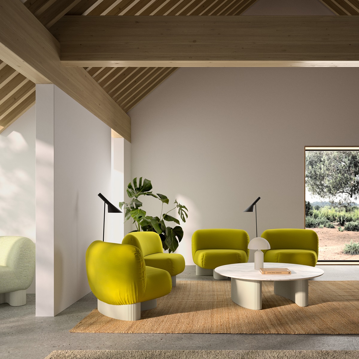 Bolete Lounge BIO SF1726 Canapé modulaire / Fauteuil Andreu World