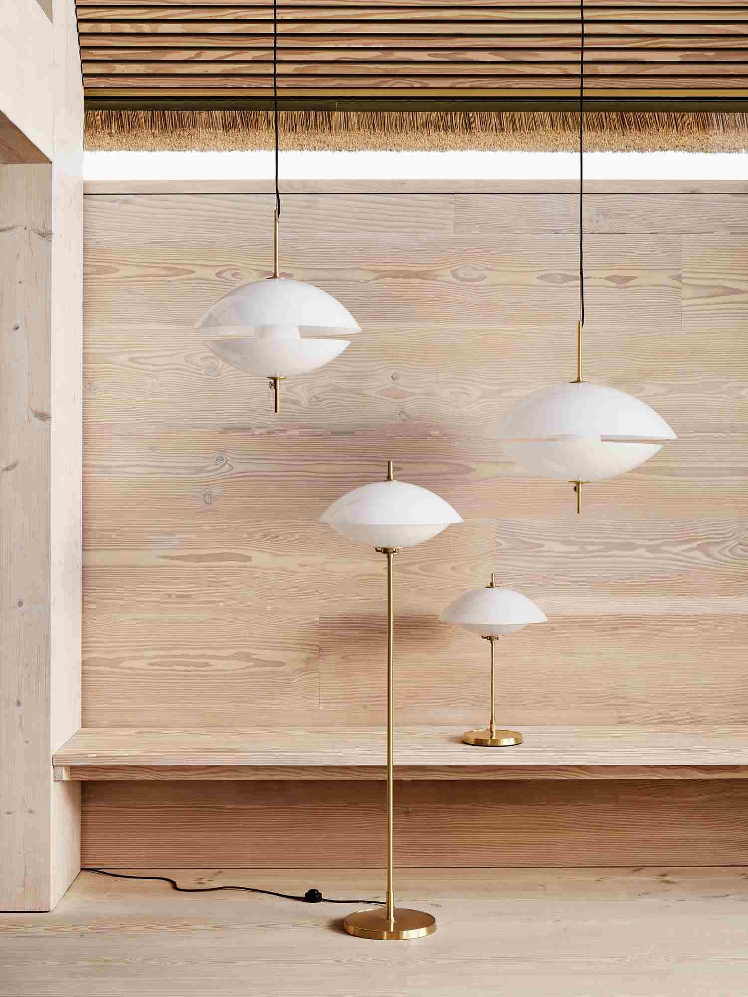 Clam Floor lamp lampadaire Fritz Hansen 