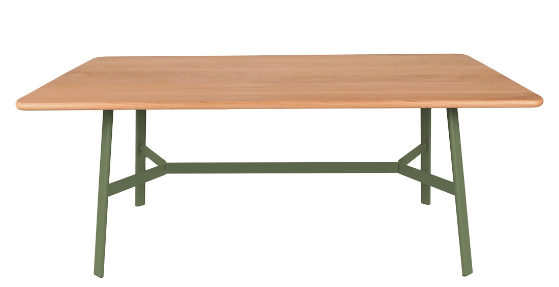 SO'O / SO O Table de salle à manger en chêne 180 × 90 cm Intérieur Fermob