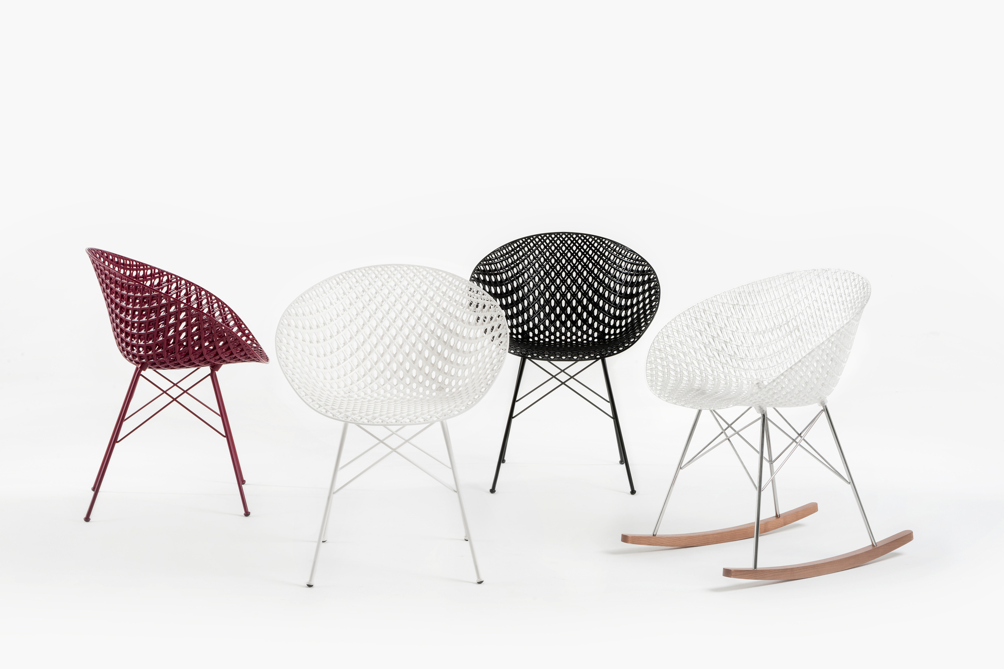 Smatrik Chaise d'extérieur Kartell blanc
