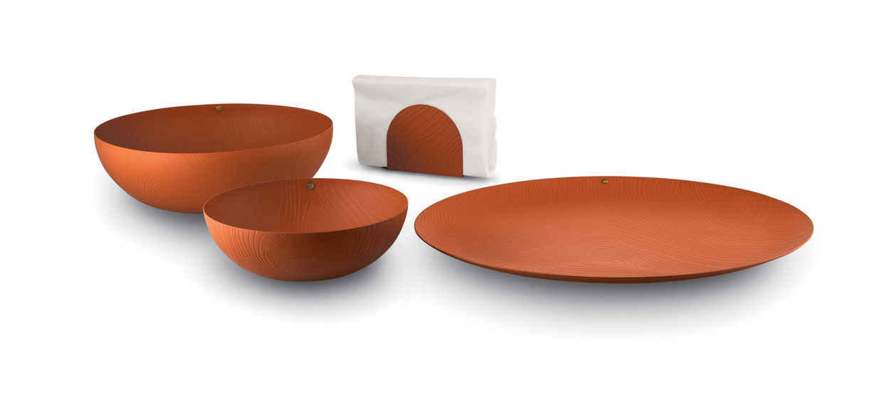 PU07 Veneer Plateau Acier revêtu de résine époxy Alessi