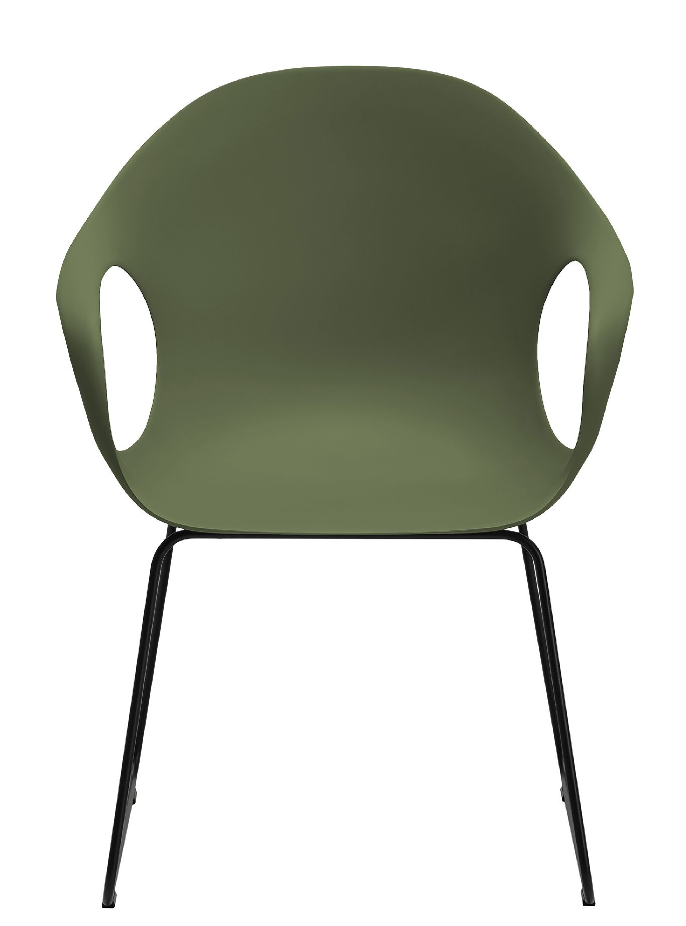 Fauteuil Elephantino piètement à patins Kristalia